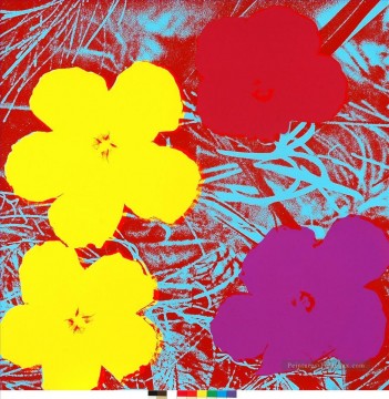 Flores 5 Andy Warhol Pinturas al óleo